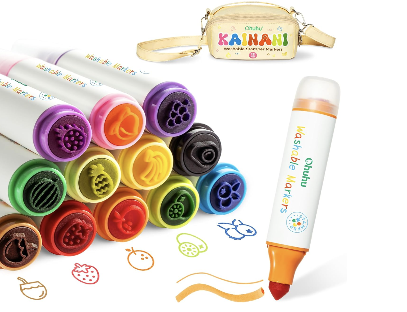 Ohuhu Washable Markers Dual Tips